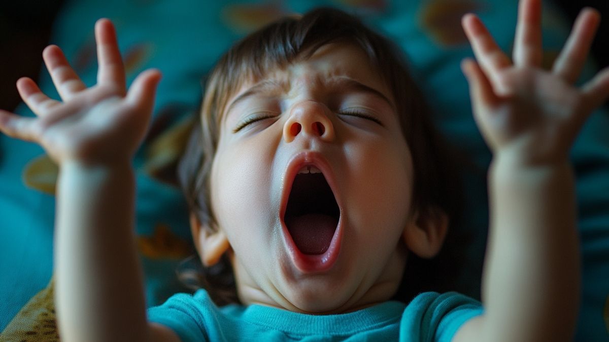 Le sweet awakening of my child: a new day full of promises