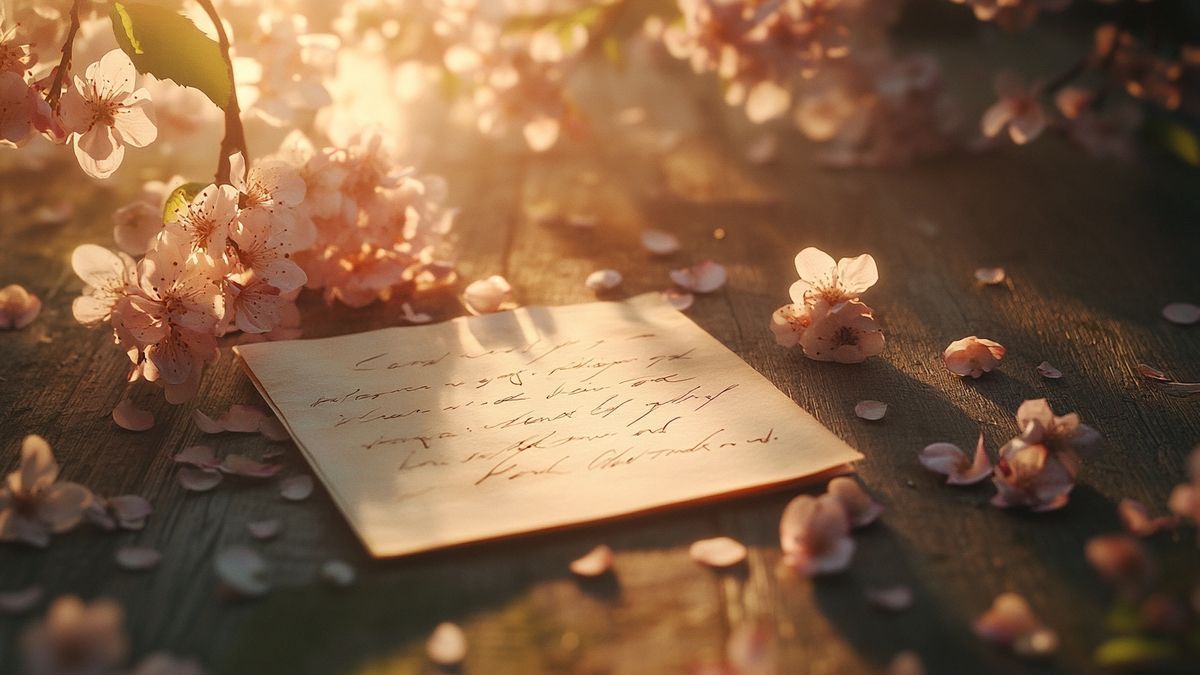Missive affectueuse à ma chère fille