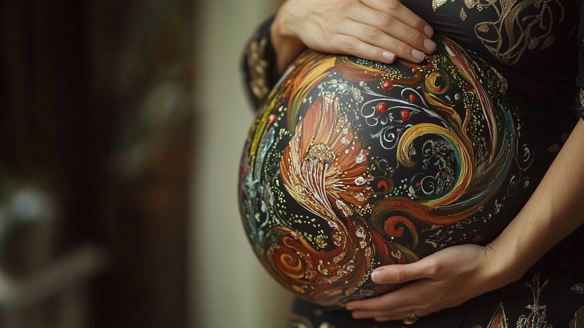 Comment utiliser un kit peinture ventre femme enceinte pour immortaliser votre grossesse