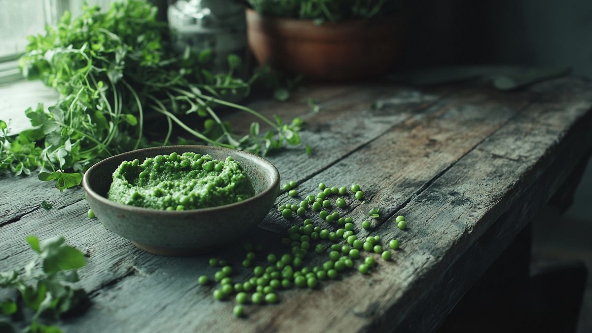 Purée de petits pois pour bébé : une recette idéale et ses avantages nutritifs