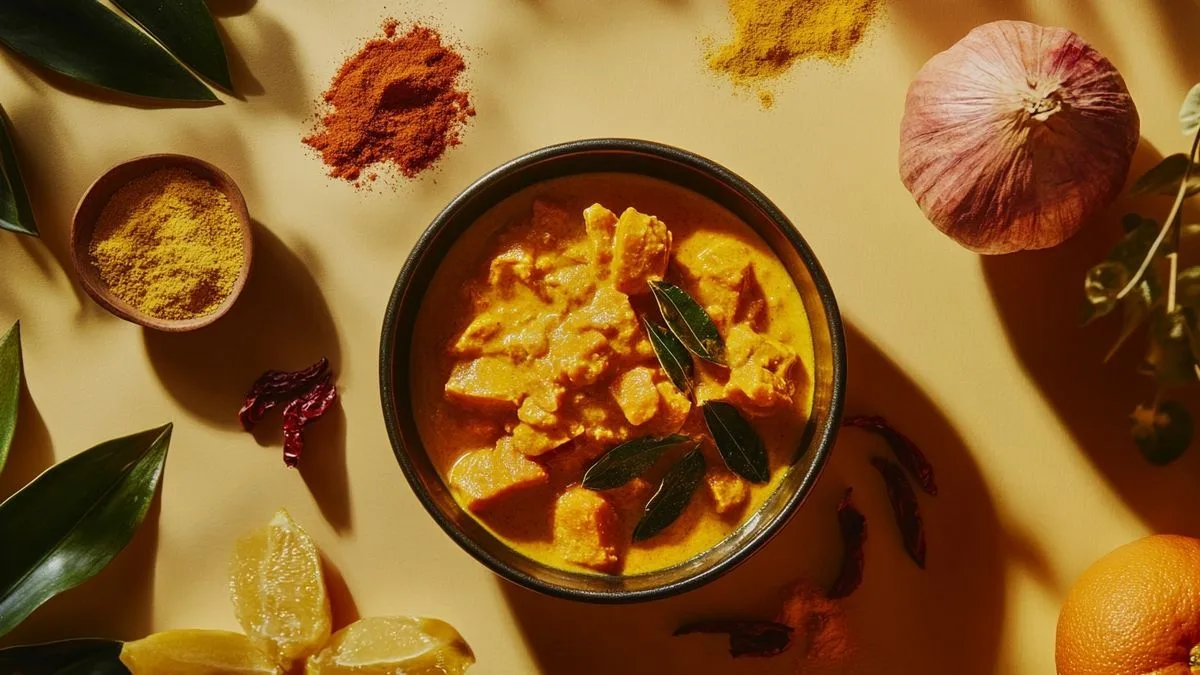 Curry savoureux de patate douce, aubergine et poivron