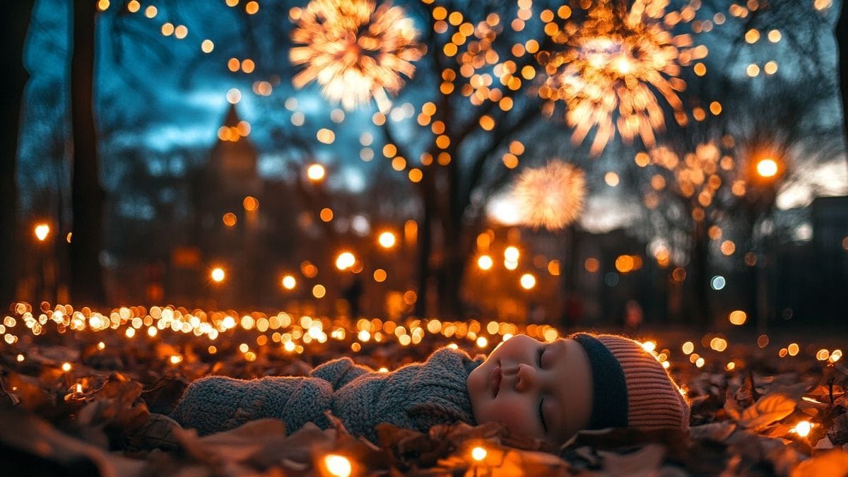 Apprécier un spectacle pyrotechnique en toute tranquillité avec votre bébé