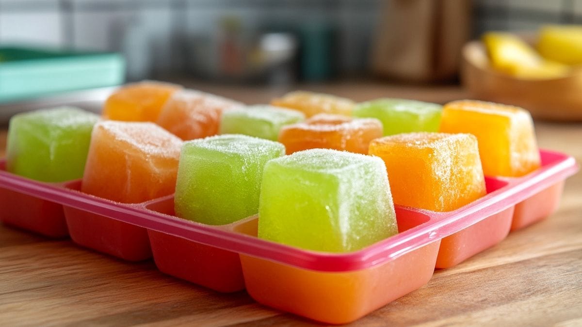 Der Eiswürfelform für Babys: ein Muss für junge Eltern